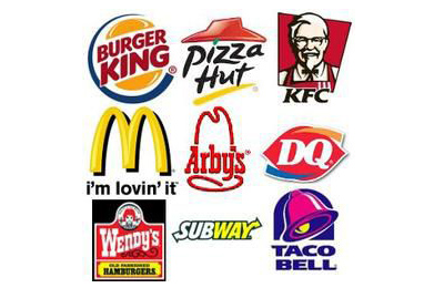 various fast food logos